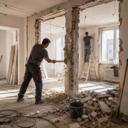 Radovi na renoviranju, adapraciji stana, rušenje pregradnog zida, probijanje vrata | preduzimac.co.rs - Novi Sad