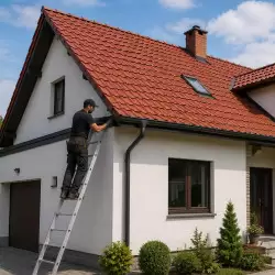 Montaža oluka i okapnice na porodičnoj kući u Petrovaradinu| preduzimac.co.rs - Novi Sad